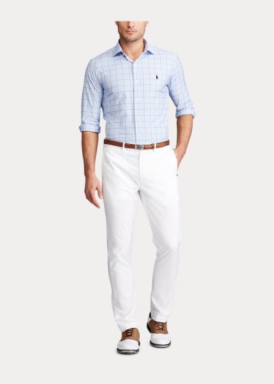 Men's Ralph Lauren Performance Twill Shirts | 126578KBX